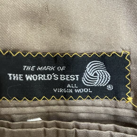 Ralph Lauren Polo University Club Mens 44R Blazer Brown Wool Two Button Vtg 80s - Picture 9 of 11